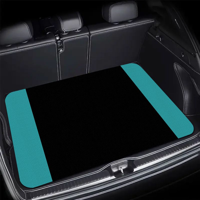 Interior Design Minimalist - Teal Side Stripe Universal Car Trunk