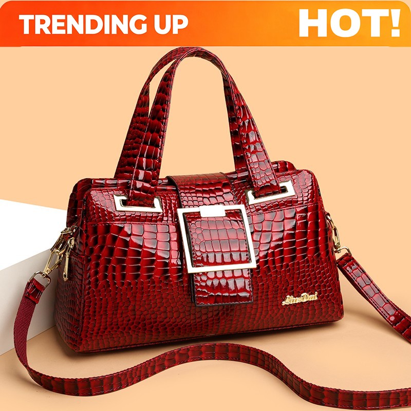 Interior Design Women - Luxury Crocodile Patterned Handbag Hot Selling