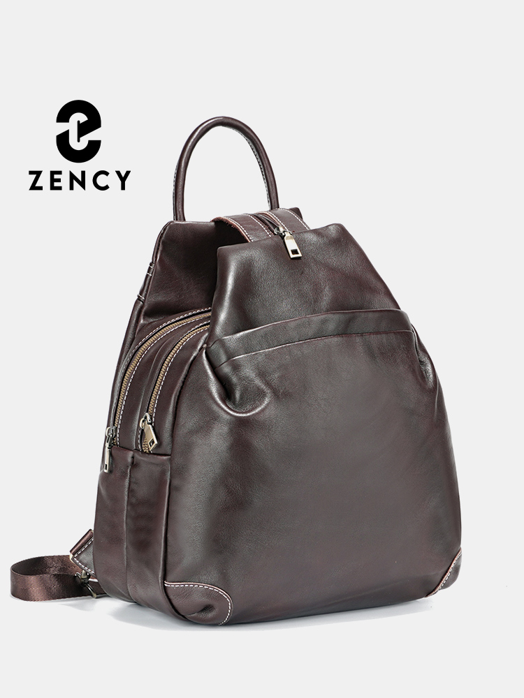 Interior Design Women - Zency Genuine Leather Women's Designer Backpacks