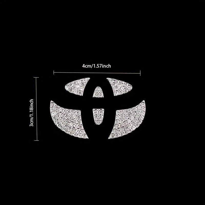 Interior Design Texture - Car Steering Wheel Sticker Crystal Diamond
