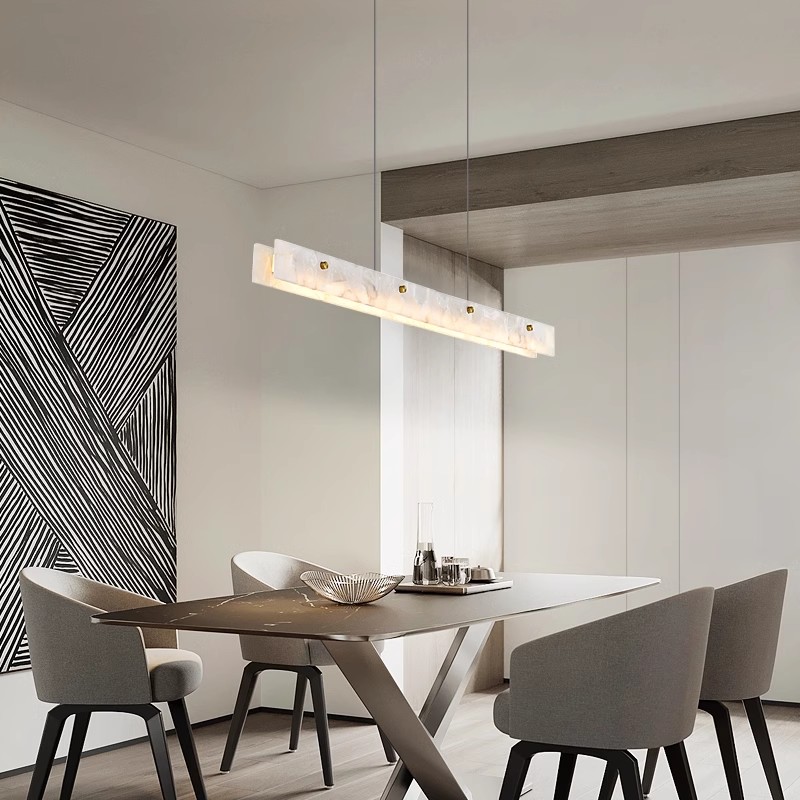 Postmodern Marble Long Pendant - Interior Design Hall 评论和价格
