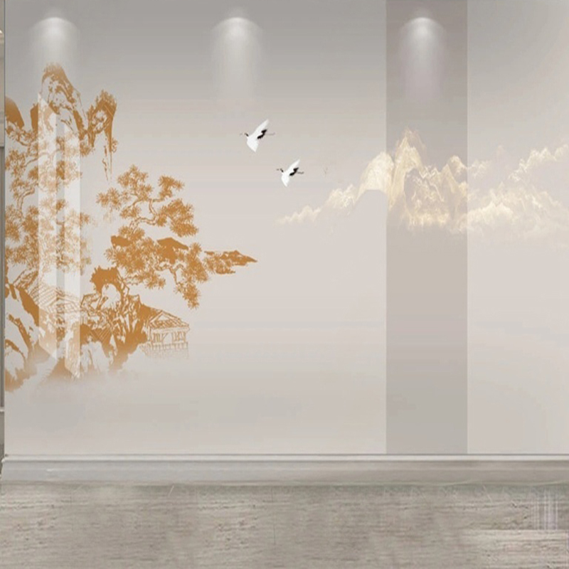 Elegant Chinese Hand-Painted P - Interior Design Landscape 评论和价格