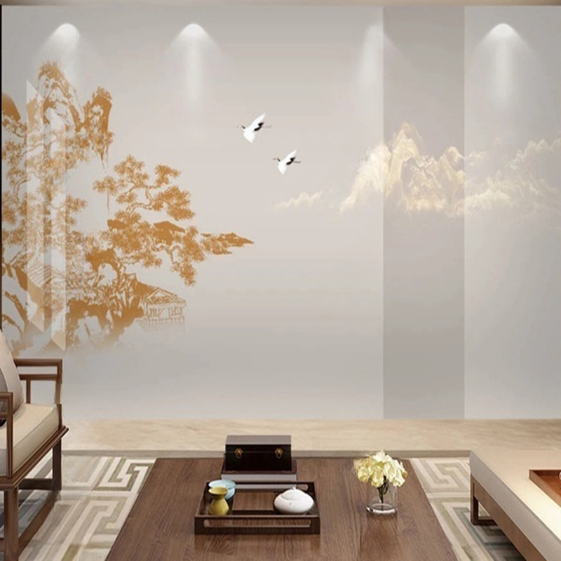 Elegant Chinese Hand-Painted P - Interior Design Landscape 评论和价格