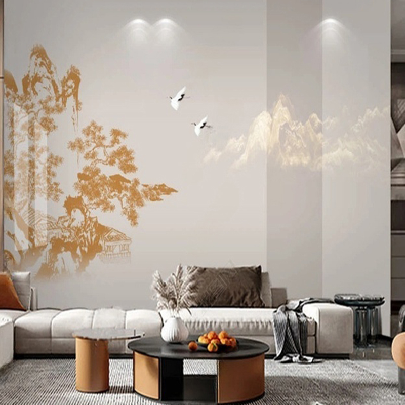 Elegant Chinese Hand-Painted P - Interior Design Landscape 评论和价格