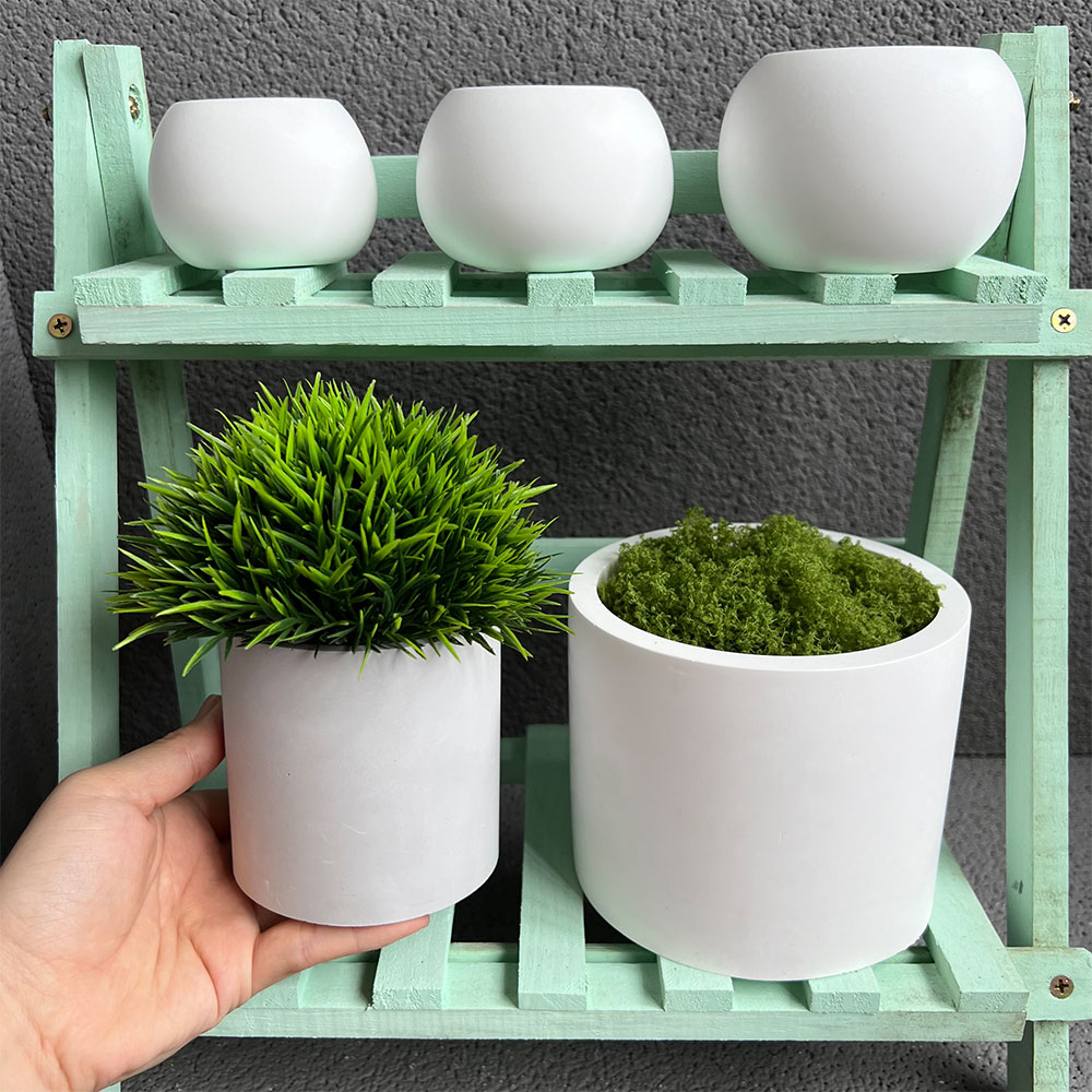 Cement Plant Pot Concrete Mold - Terrazzo Pot Cement 评论和价格