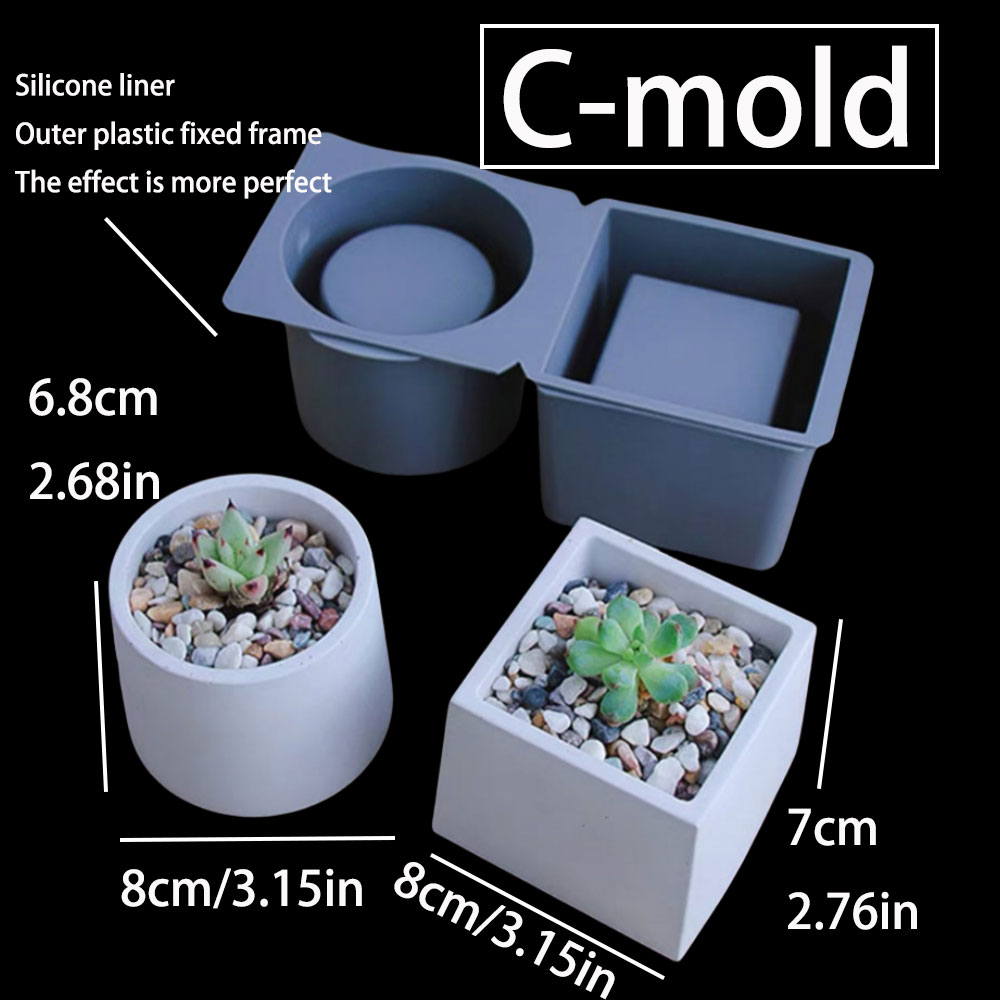 Cement Plant Pot Concrete Mold - Terrazzo Pot Cement 评论和价格