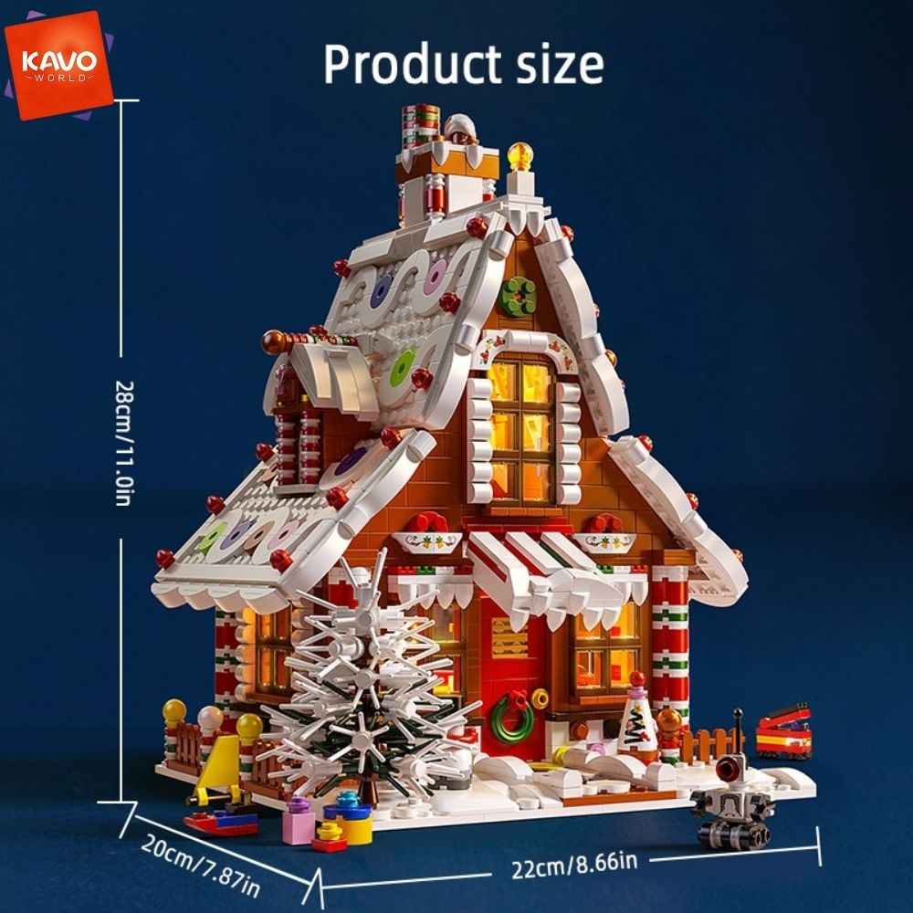 KAVOWORLD 1614PCS Christmas Gi - Interior Design Lego 评论和价格