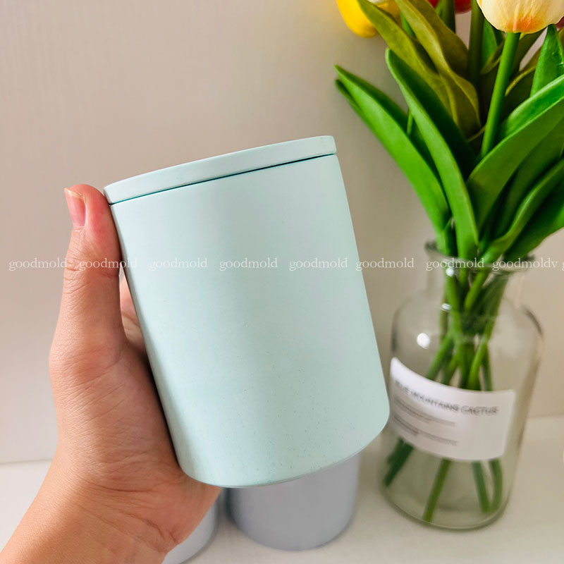 10cm Concrete Jar Silicone Mol - Terrazzo Pot Cement 评论和价格