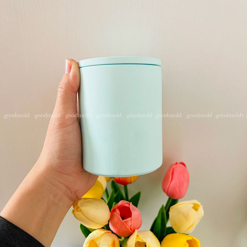 10cm Concrete Jar Silicone Mol - Terrazzo Pot Cement 评论和价格