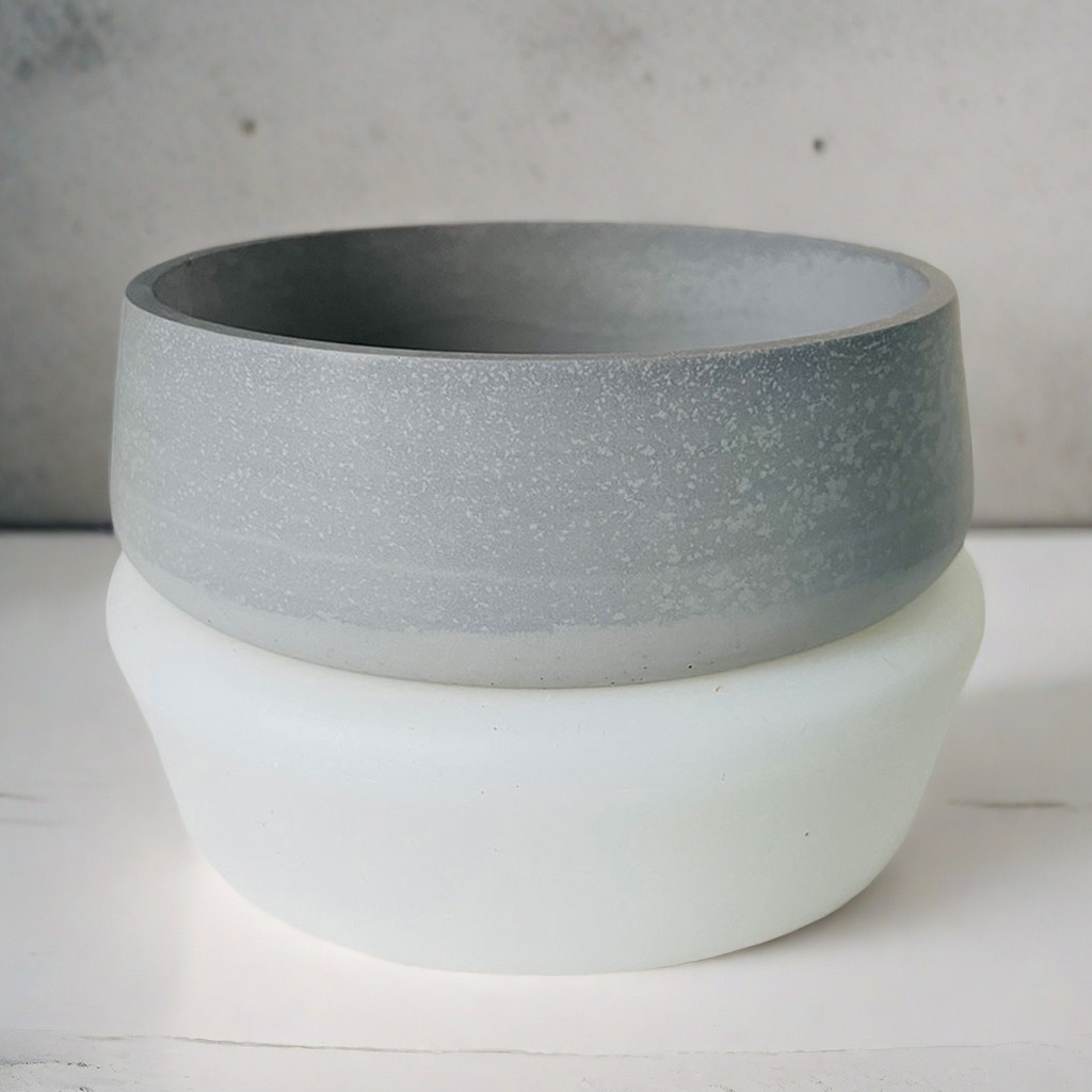 Large Bowl Flower Pot Silicone - Terrazzo Pot Cement 评论和价格