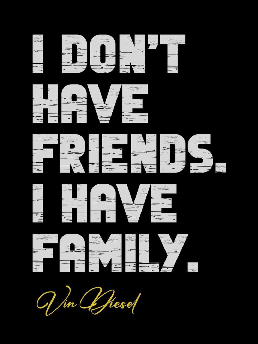 Vin Diesel Text Art Poster  Un - Interior Design Landscape 评论和价格