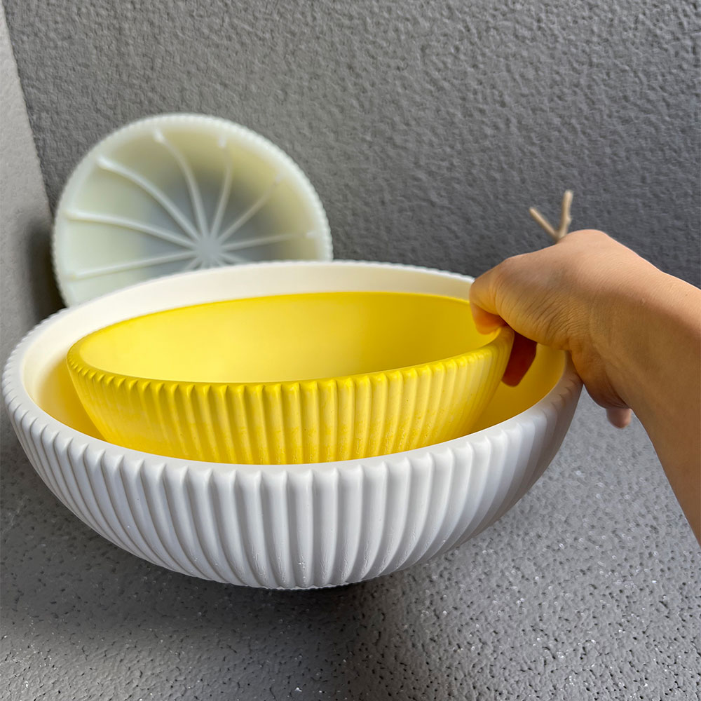 Large Bowl Candle Vessel Concr - Terrazzo Pot Cement 评论和价格