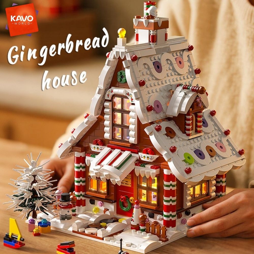 KAVOWORLD 1614PCS Christmas Gi - Interior Design Lego 评论和价格