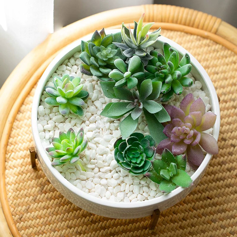 31cm Round Cement Flower Pot S - Terrazzo Pot Cement 评论和价格