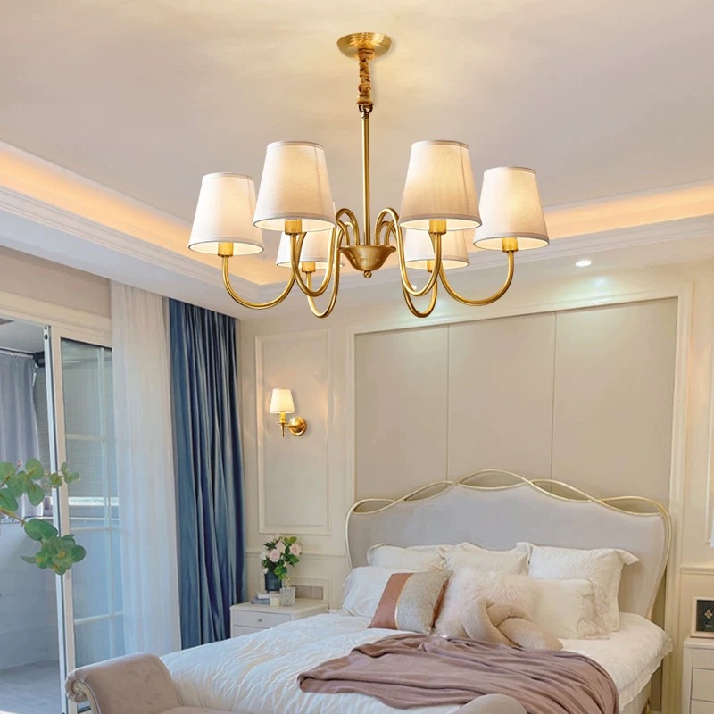 Copper Chandelier For Living R - Interior Design Hall 评论和价格