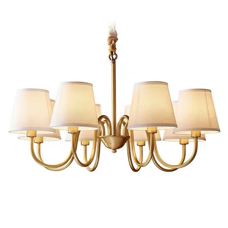 Copper Chandelier For Living R - Interior Design Hall 评论和价格