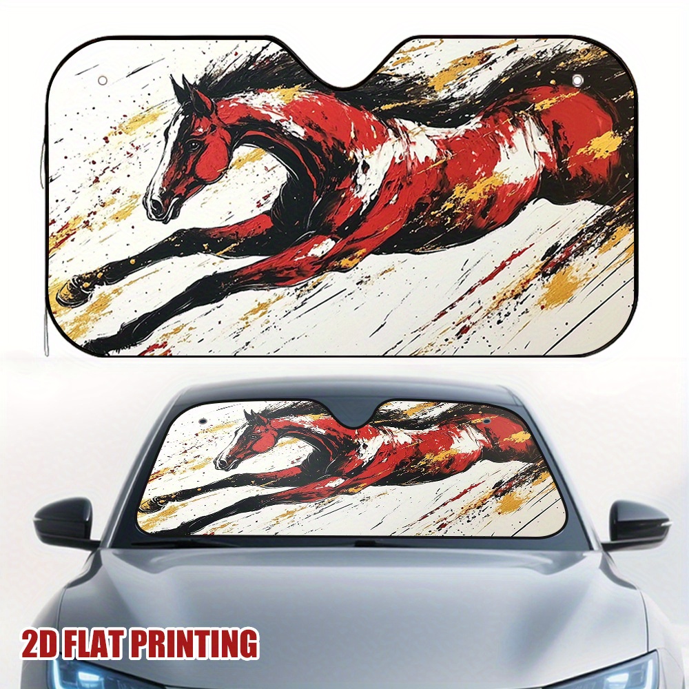 1pc Galloping Red Horse Art Ca - Interior Design Expo 评论和价格