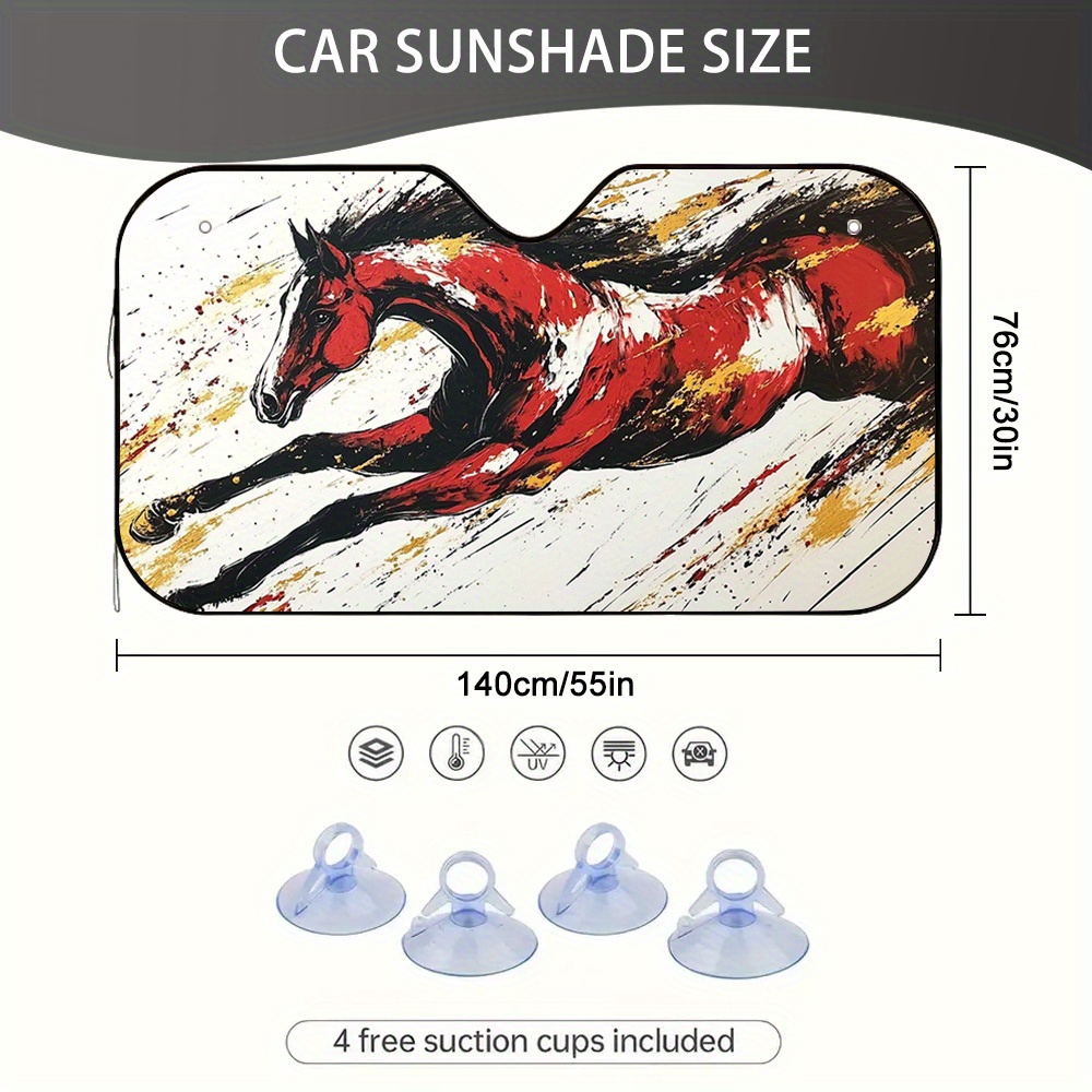 1pc Galloping Red Horse Art Ca - Interior Design Expo 评论和价格