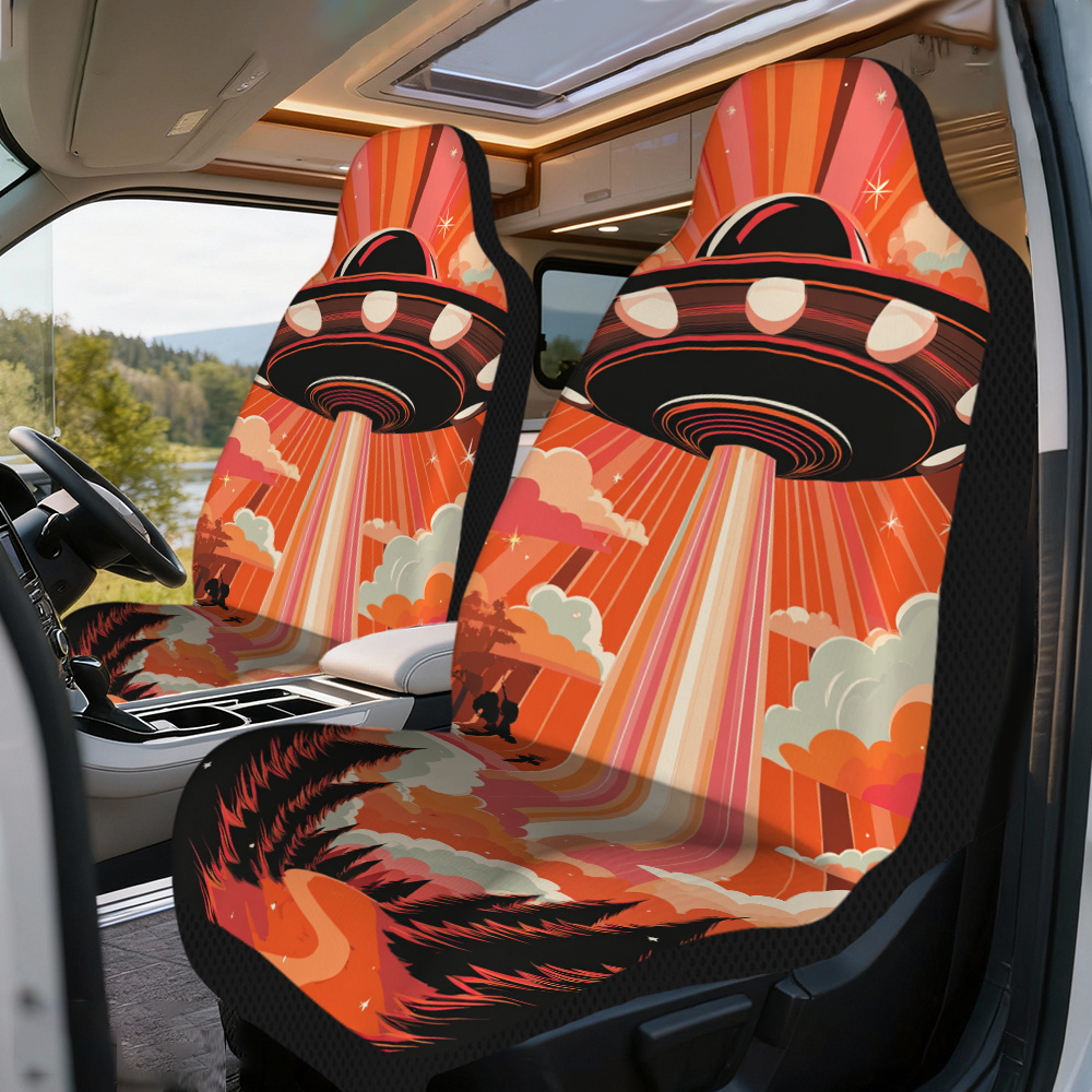2pcs, Stylish UFO Beaming Land - Interior Design Landscape 评论和价格