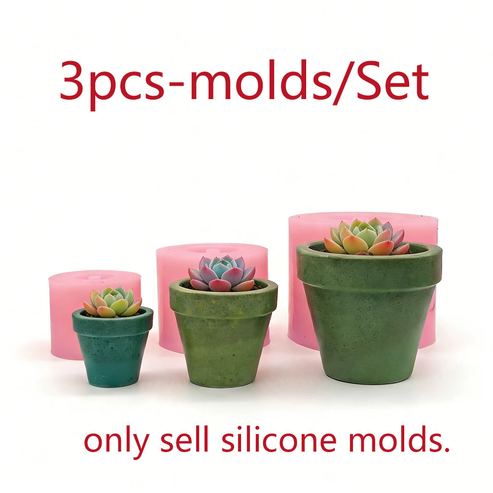 Mini Succulent Planter Silicon - Terrazzo Pot Cement 评论和价格