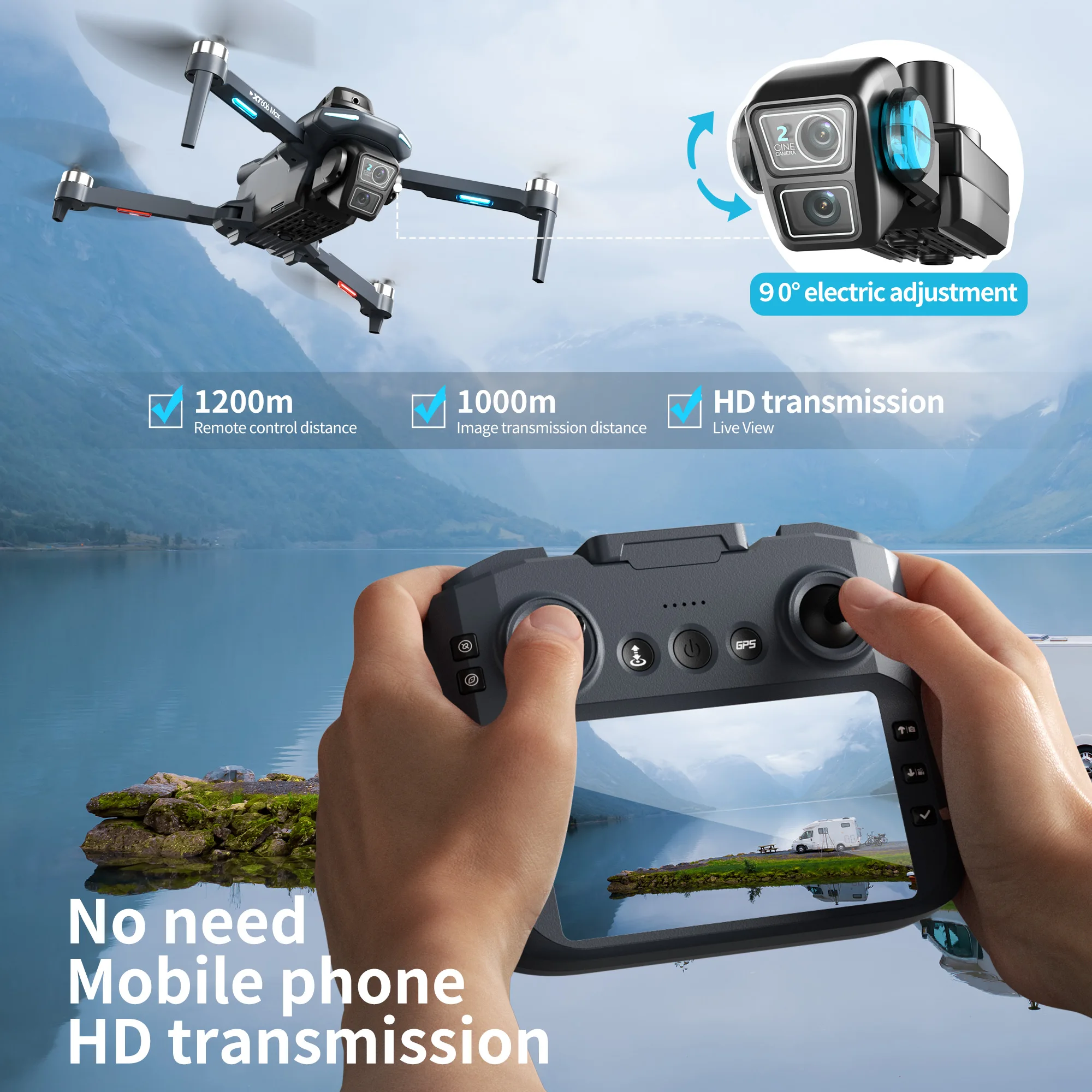 Original XT606 MAX GPS Drone H - Interior Design Game 评论和价格