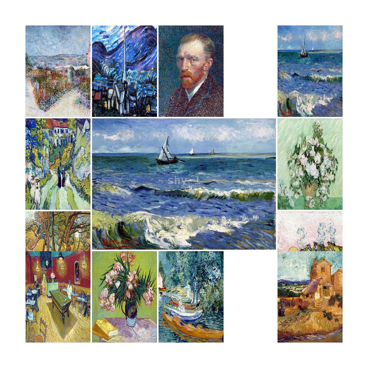 Vincent van Gogh Seascape Post - Interior Design Landscape 评论和价格