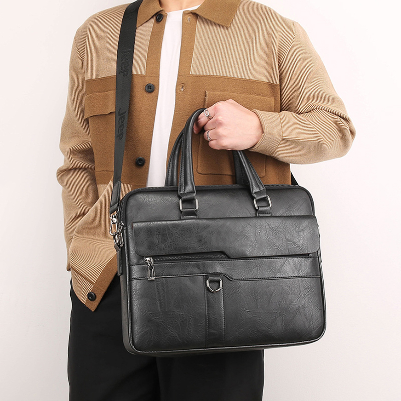 Men's Briefcase PU Leather Han - Interior Design Documentation 评论和价格