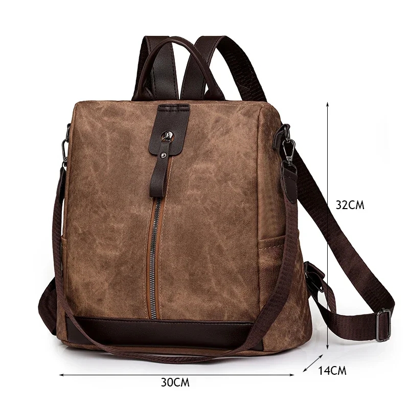 Fashion Anti-theft Backpack Fe - Interior Design Women 评论和价格